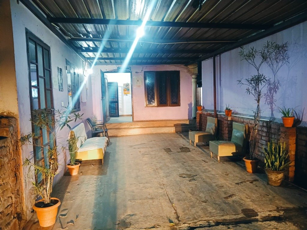 Outdoor courtyard